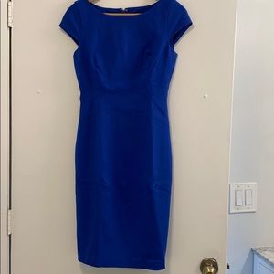 White House Black Market blue dress